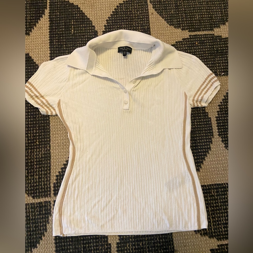 Rag & Bone Preppy Crop Top - S